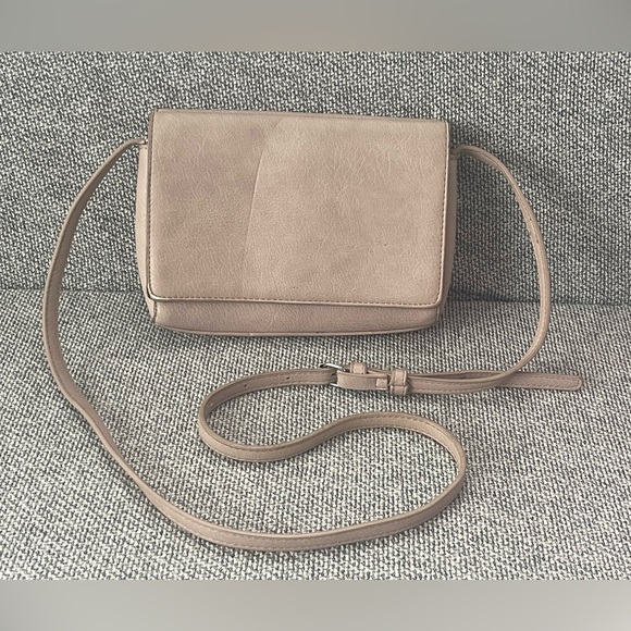 Miztique Taupe Crossbody Bag - Picture 9 of 16